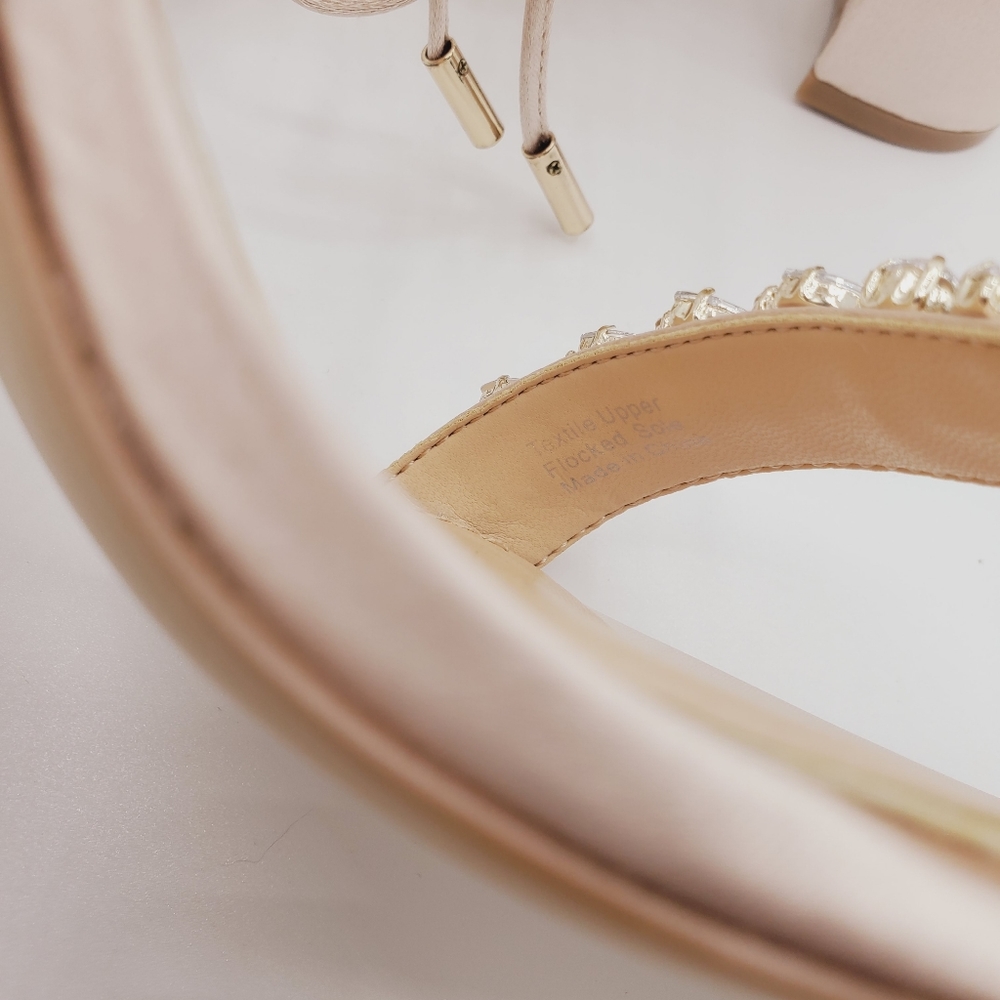 Badgley Mischka Jewel, Uzuri, Champagne NWOB - Picture 8 of 11